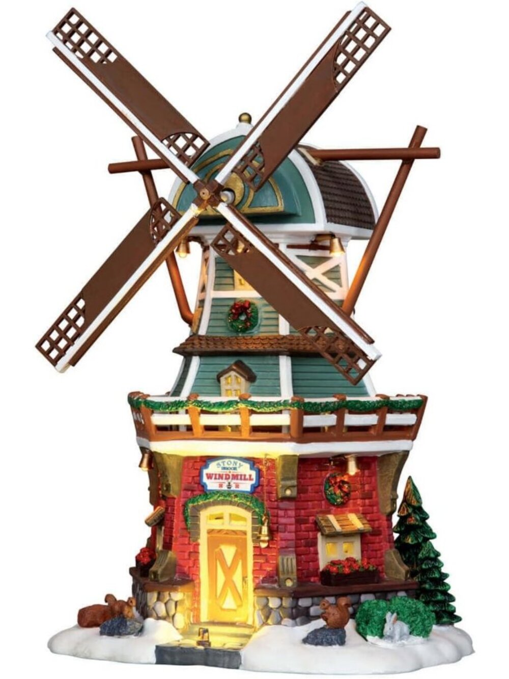 Lemax Christmas - Stony Brook Windmill with 4.5V Adaptor (25384UK)